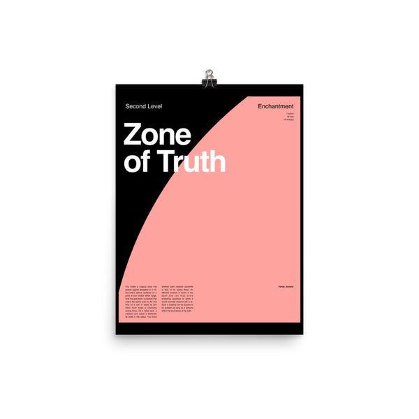 Zone of Truth Poster