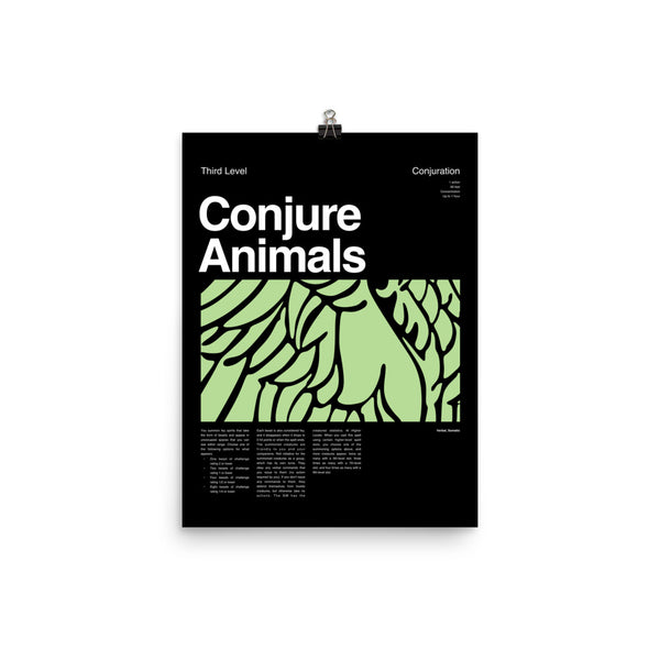 Conjure Animals Poster