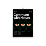Commune with Nature Poster