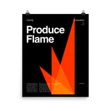 Produce Flame Poster