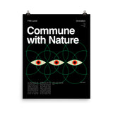 Commune with Nature Poster
