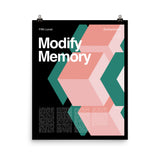 Modify Memory Poster