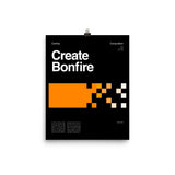 Create Bonfire Poster