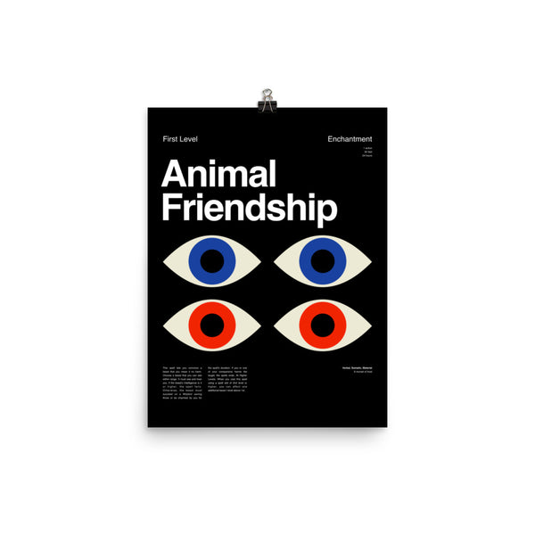 Animal Friendship Poster