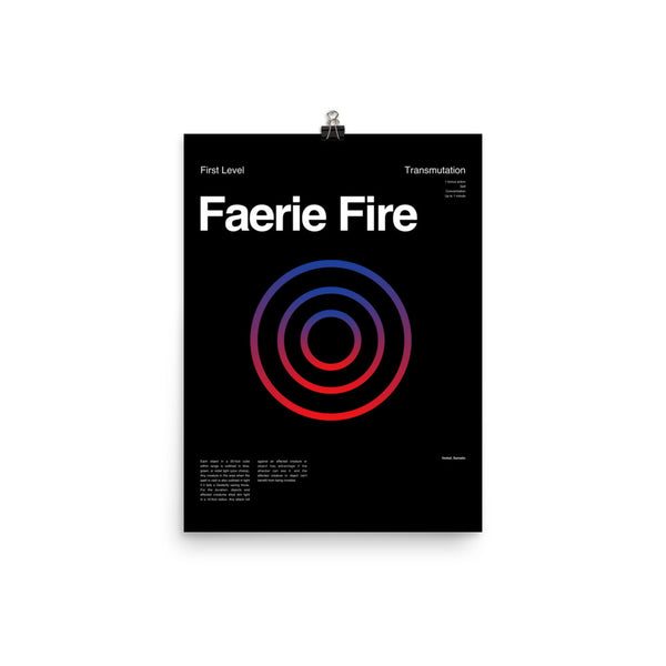 Faerie Fire Poster
