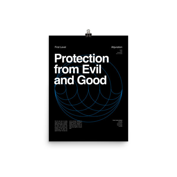Protection from Evil and Good Poster
