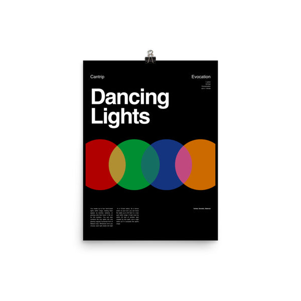 Dancing Lights Poster