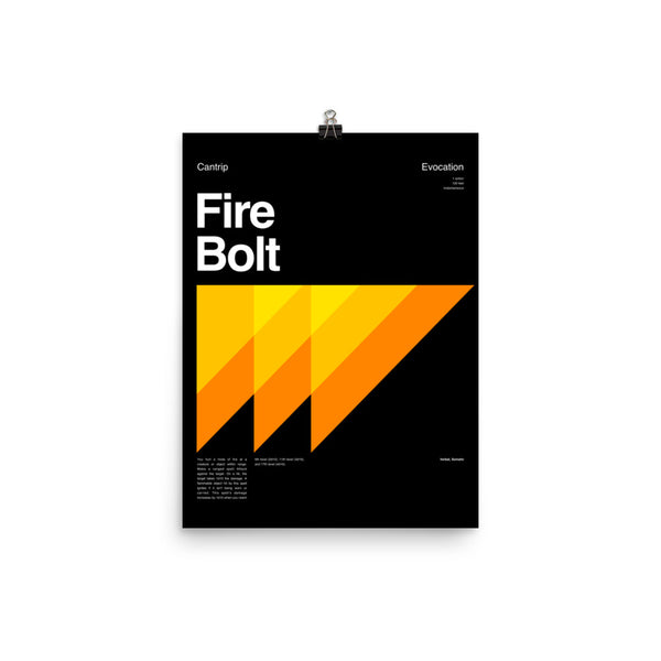 Fire Bolt Poster
