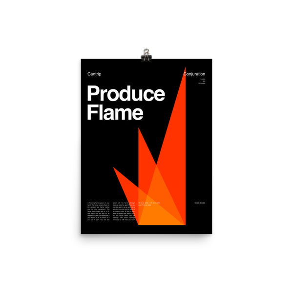 Produce Flame Poster