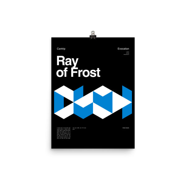 Ray of Frost Poster