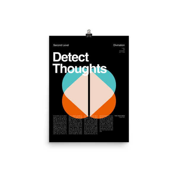 Detect Thoughts Poster