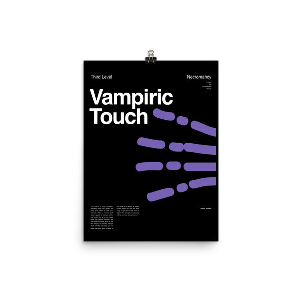 Vampiric Touch Poster