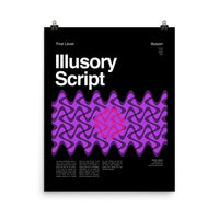 Illusory Script Poster