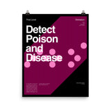 Detect Poison and Disease Poster
