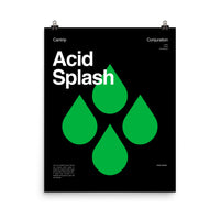 Acid Splash Poster