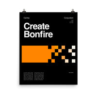 Create Bonfire Poster