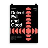Detect Evil and Good Poster