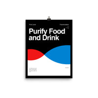 Purify Food and Drink Poster