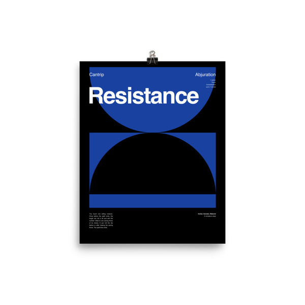 Resistance Rake Poster Resistance Poster – Modern Arcana