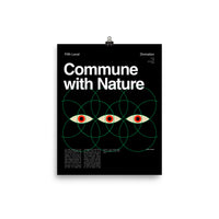 Commune with Nature Poster